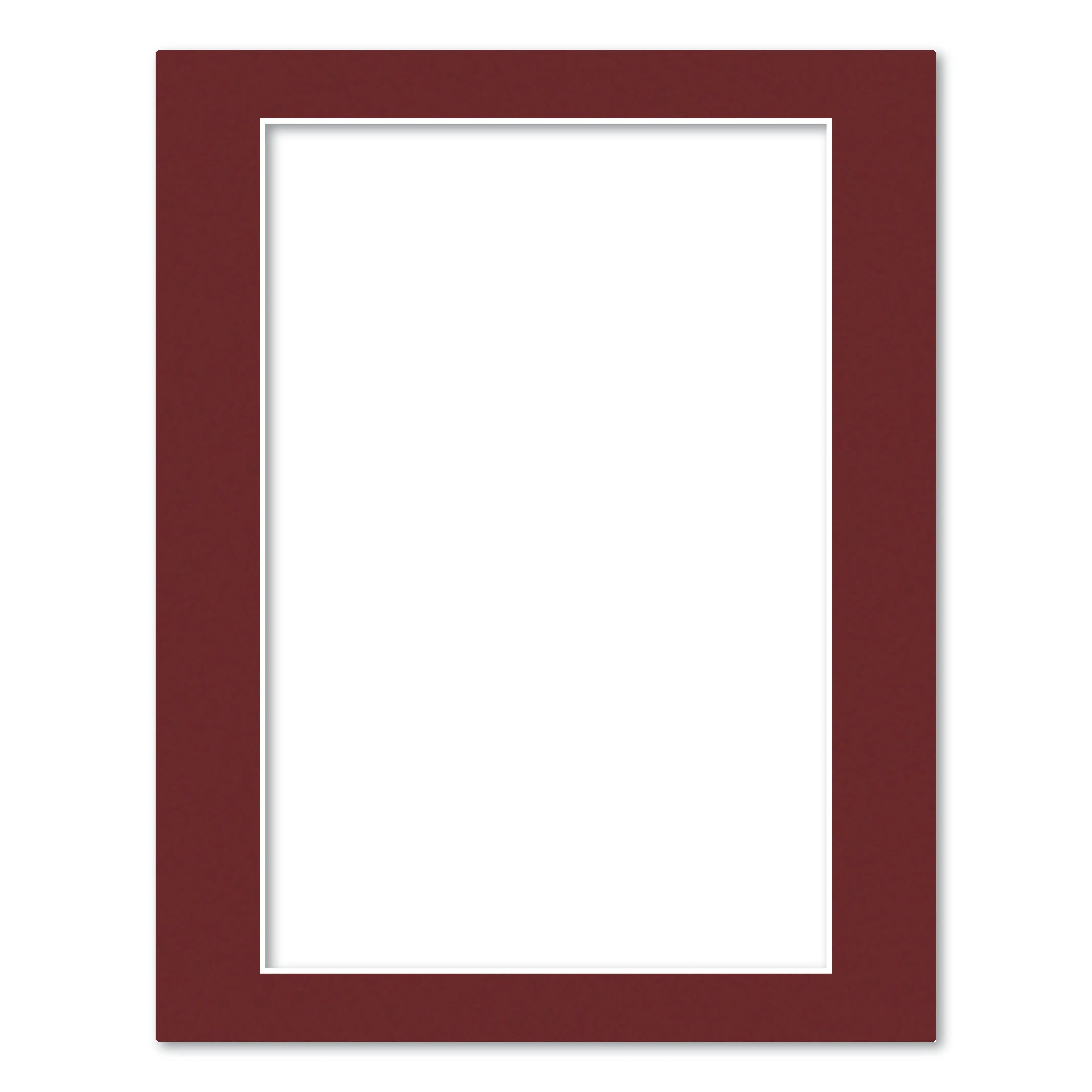 Burgundy Maroon Acid-Free Mat Board
