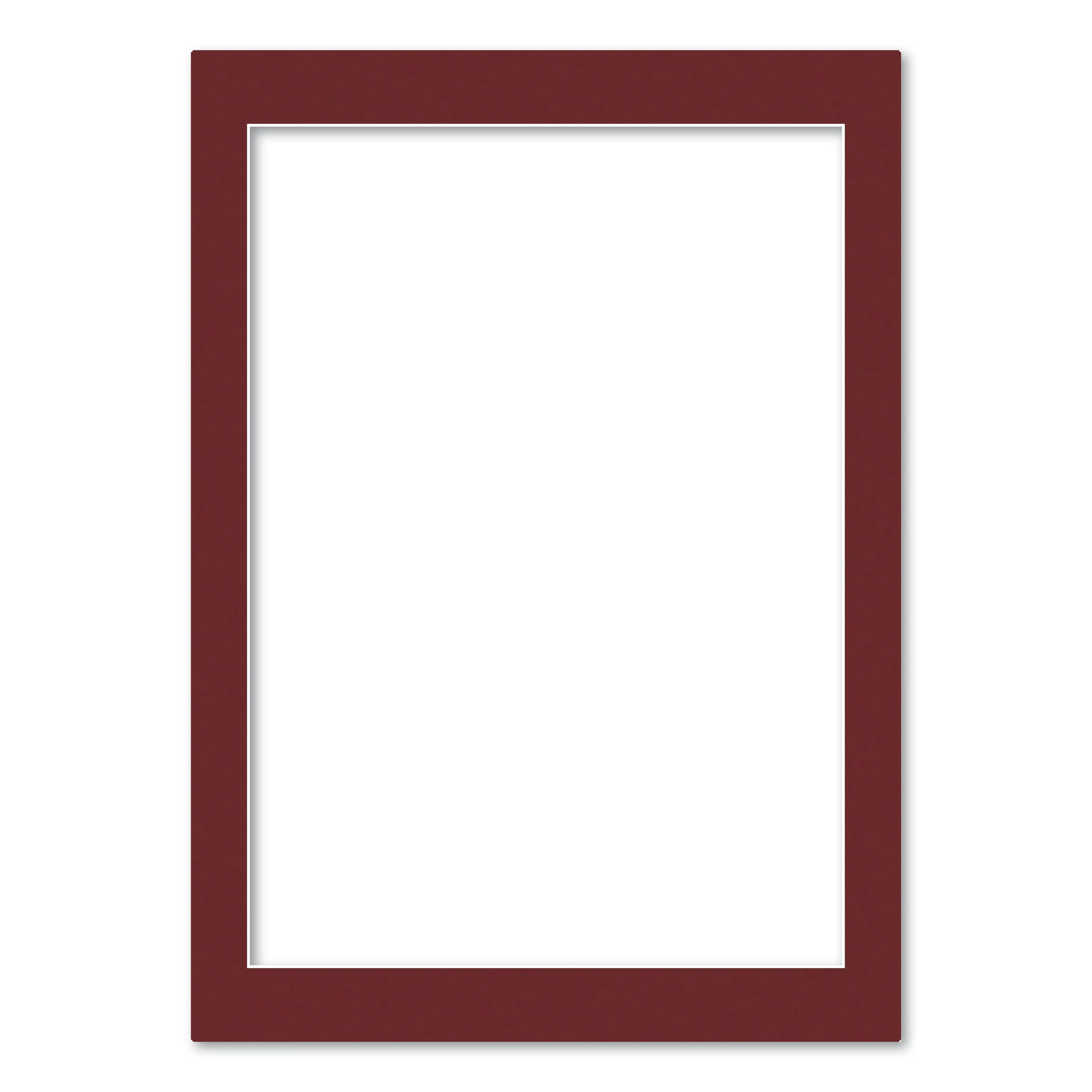 Burgundy Maroon Acid-Free Mat Board