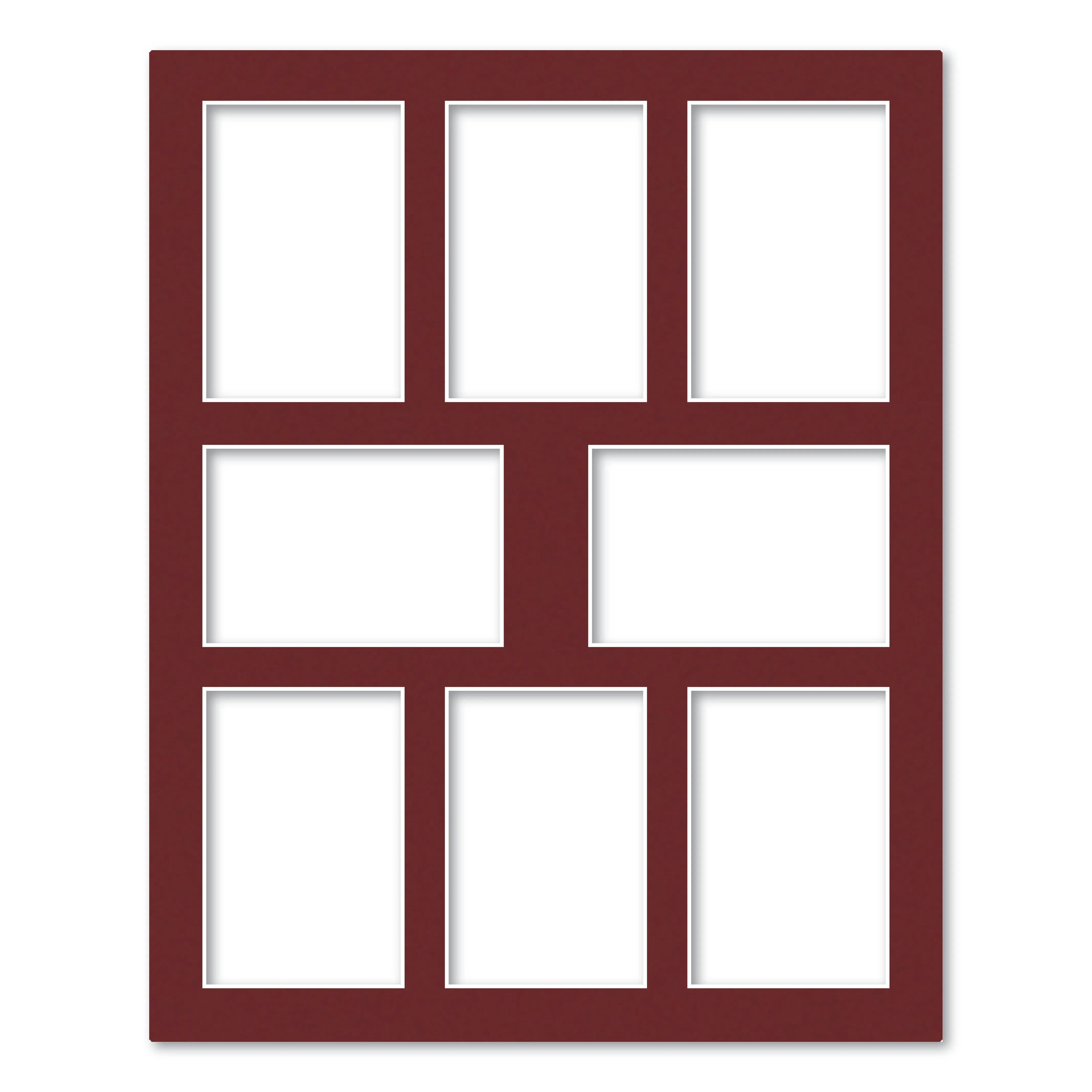 Burgundy Maroon Acid-Free Mat Board