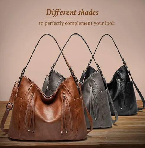 Caelora’s Modern Ease | Premium PU Leather Shoulder Bag