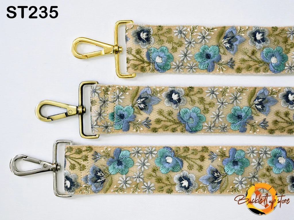Camera Strap Detachable Crossbody Strap for Purses Embroidered Boho Handbag Messenger Bag Strap Replacement Strap Guitar Strap Gift for her