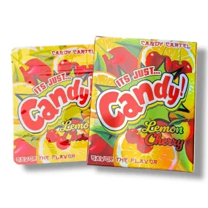 Candy Lemon and Cherry Mylar Bag with Box 3.5 Grams
