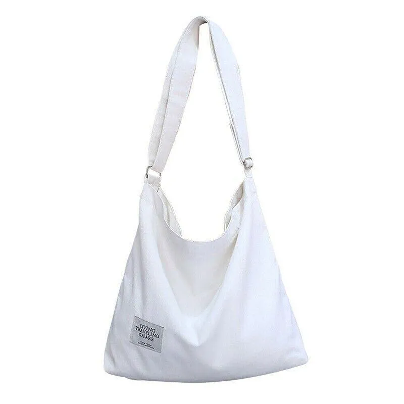 Canvas Tote Bag 1PC 6Colours 36x9x36cm