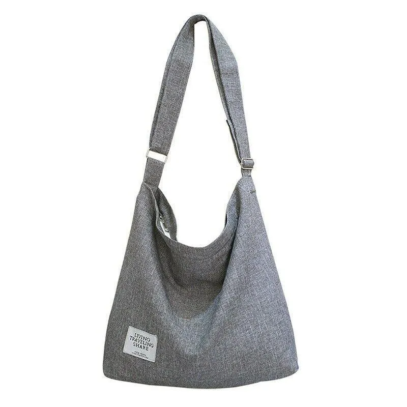 Canvas Tote Bag 1PC 6Colours 36x9x36cm