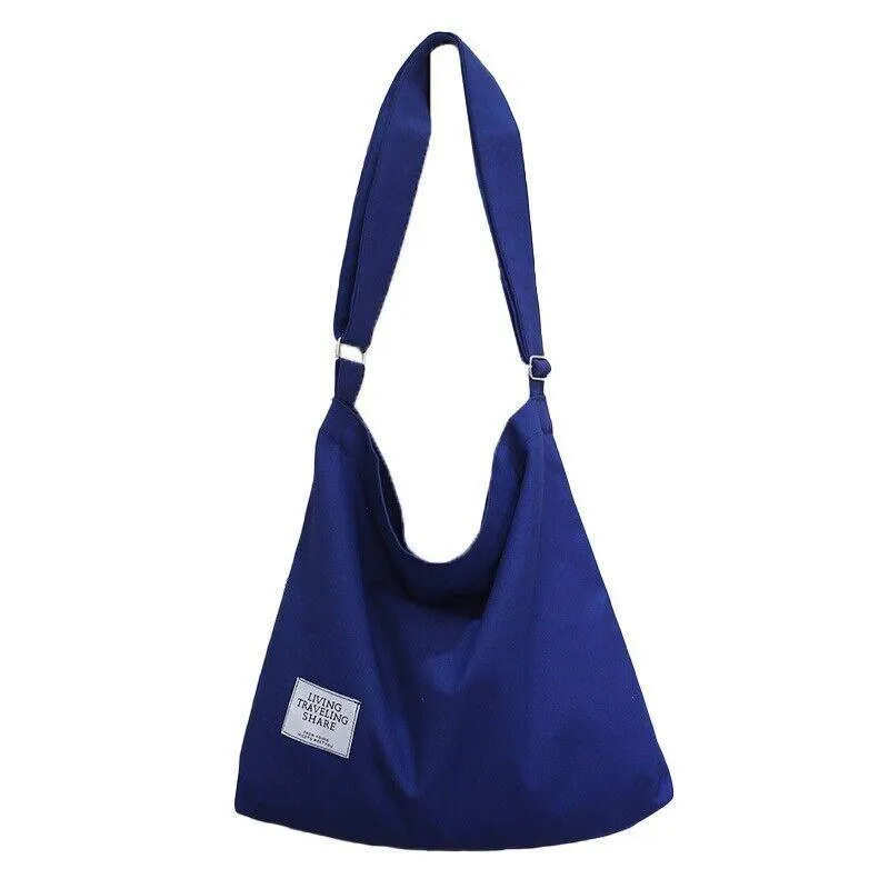 Canvas Tote Bag 1PC 6Colours 36x9x36cm