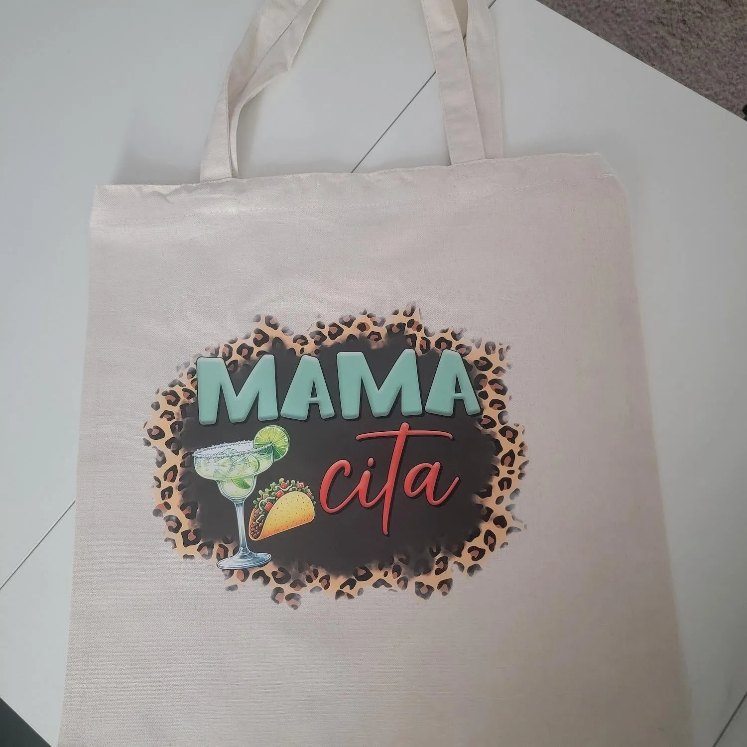 Canvas Tote Bag - Durable Rectangle Cotton Tote with 9.85” Top Handle, 14.9” x 15.7” Size, Lightweight & Eco-Friendly, Stylish Variety Available