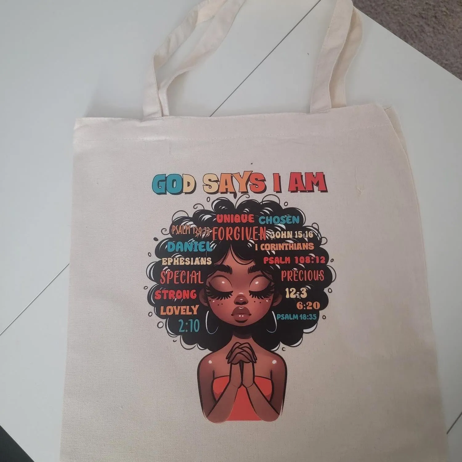 Canvas Tote Bag - Durable Rectangle Cotton Tote with 9.85” Top Handle, 14.9” x 15.7” Size, Lightweight & Eco-Friendly, Stylish Variety Available