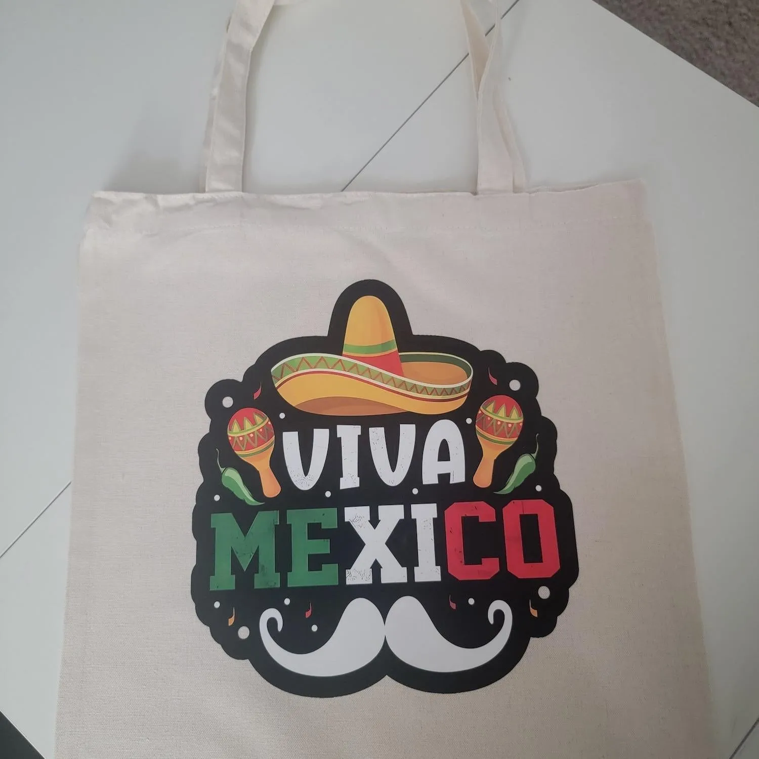 Canvas Tote Bag - Durable Rectangle Cotton Tote with 9.85” Top Handle, 14.9” x 15.7” Size, Lightweight & Eco-Friendly, Stylish Variety Available
