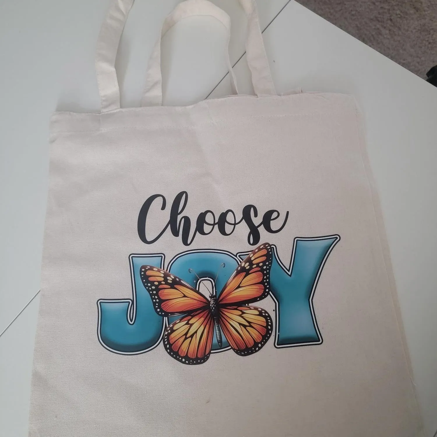 Canvas Tote Bag - Durable Rectangle Cotton Tote with 9.85” Top Handle, 14.9” x 15.7” Size, Lightweight & Eco-Friendly, Stylish Variety Available