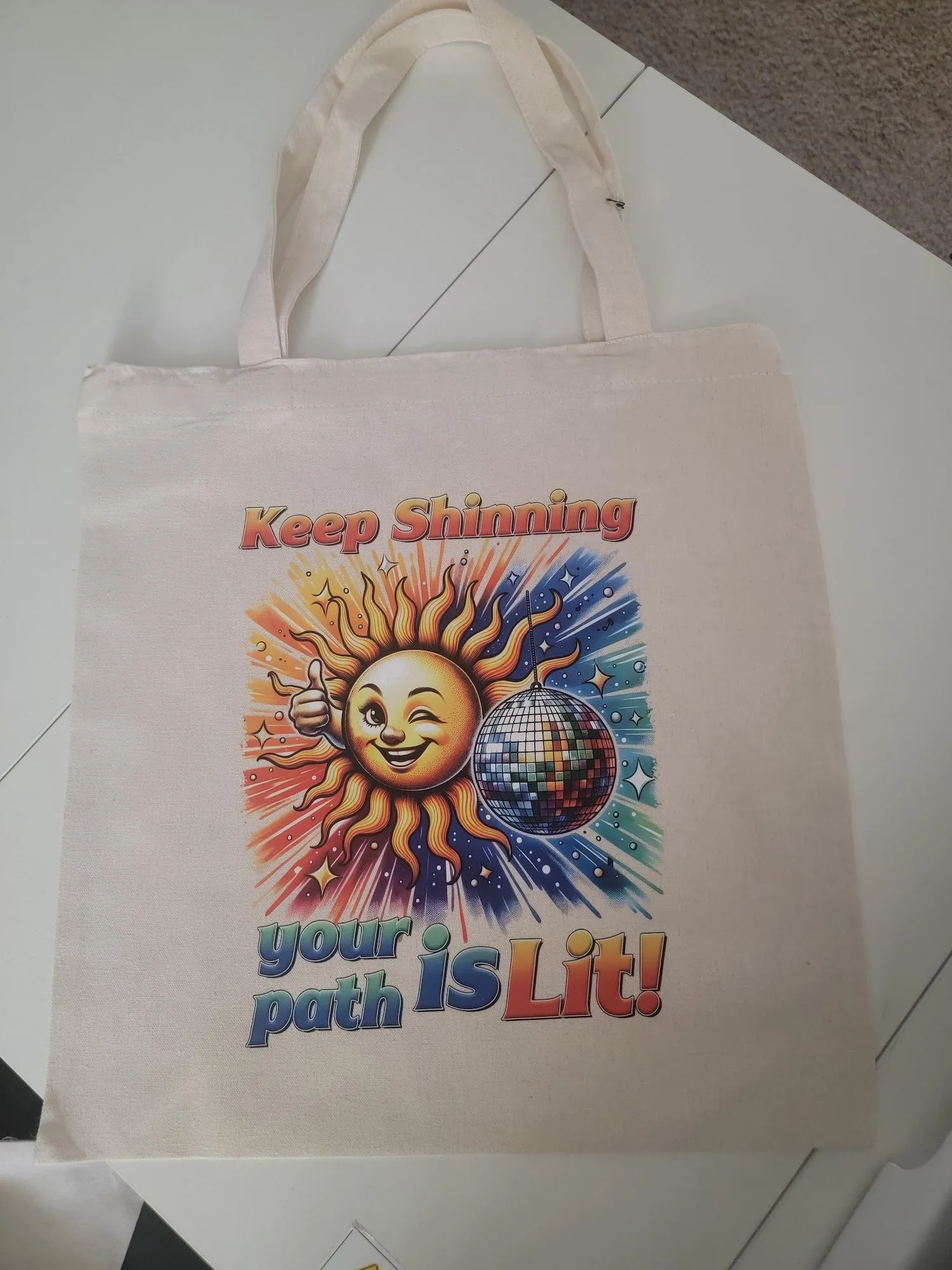 Canvas Tote Bag - Durable Rectangle Cotton Tote with 9.85” Top Handle, 14.9” x 15.7” Size, Lightweight & Eco-Friendly, Stylish Variety Available
