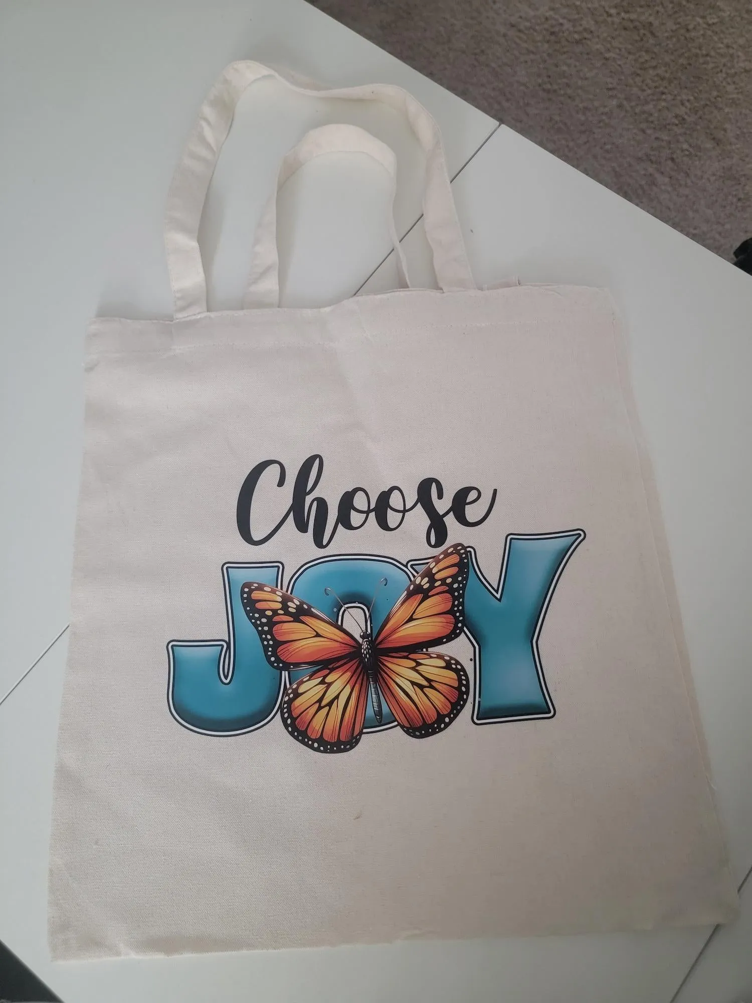 Canvas Tote Bag - Durable Rectangle Cotton Tote with 9.85” Top Handle, 14.9” x 15.7” Size, Lightweight & Eco-Friendly, Stylish Variety Available