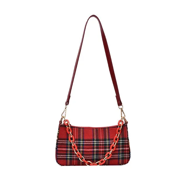 Canvas Tote Women Small Shoulder Bag Lady's Vintage Messenger Bag Fashion Subaxillary bags Kandall Luxury Brand Bolsa A143