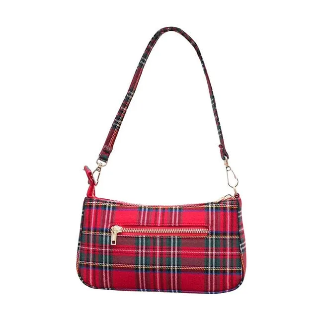 Canvas Tote Women Small Shoulder Bag Lady's Vintage Messenger Bag Fashion Subaxillary bags Kandall Luxury Brand Bolsa A143