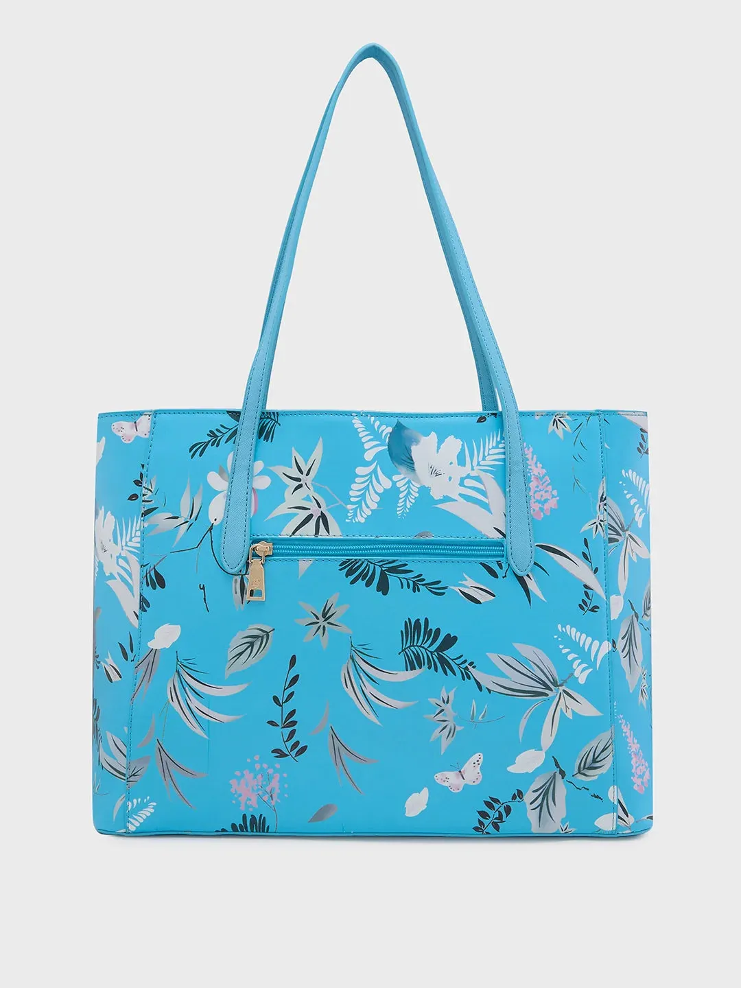 Caprese Gemma Large Blue Tote Bag