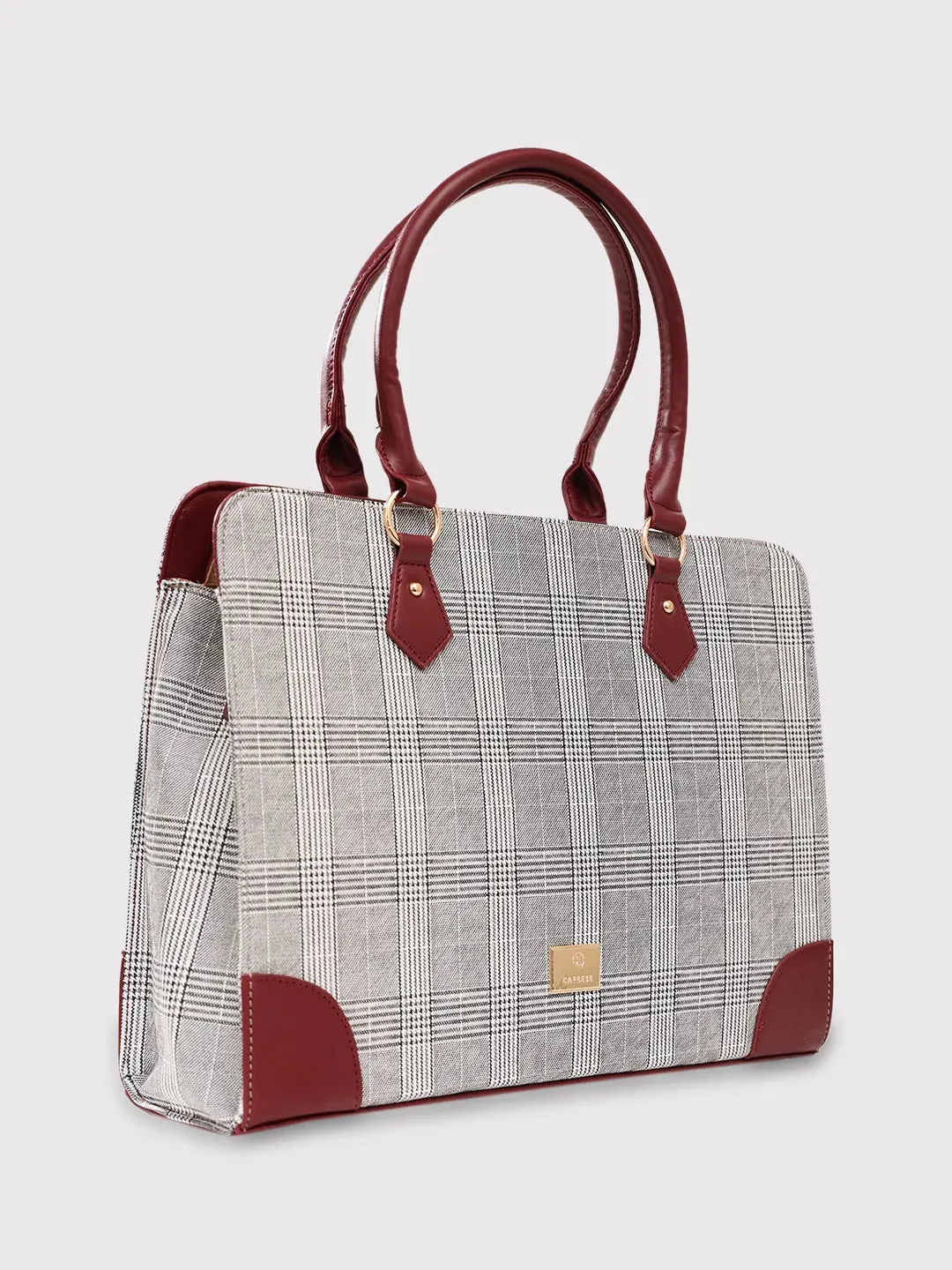 Caprese Remi Large Grey Laptop Bag