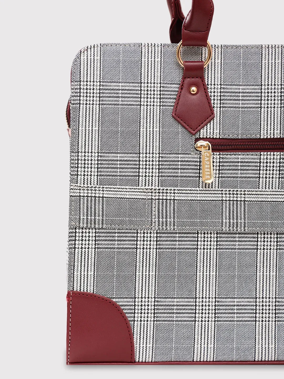 Caprese Remi Large Grey Laptop Bag