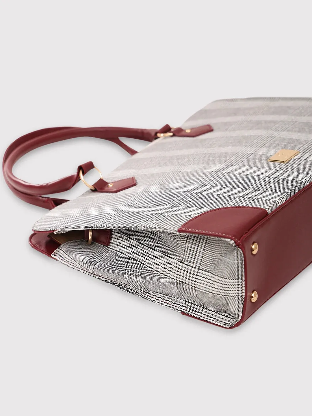 Caprese Remi Large Grey Laptop Bag
