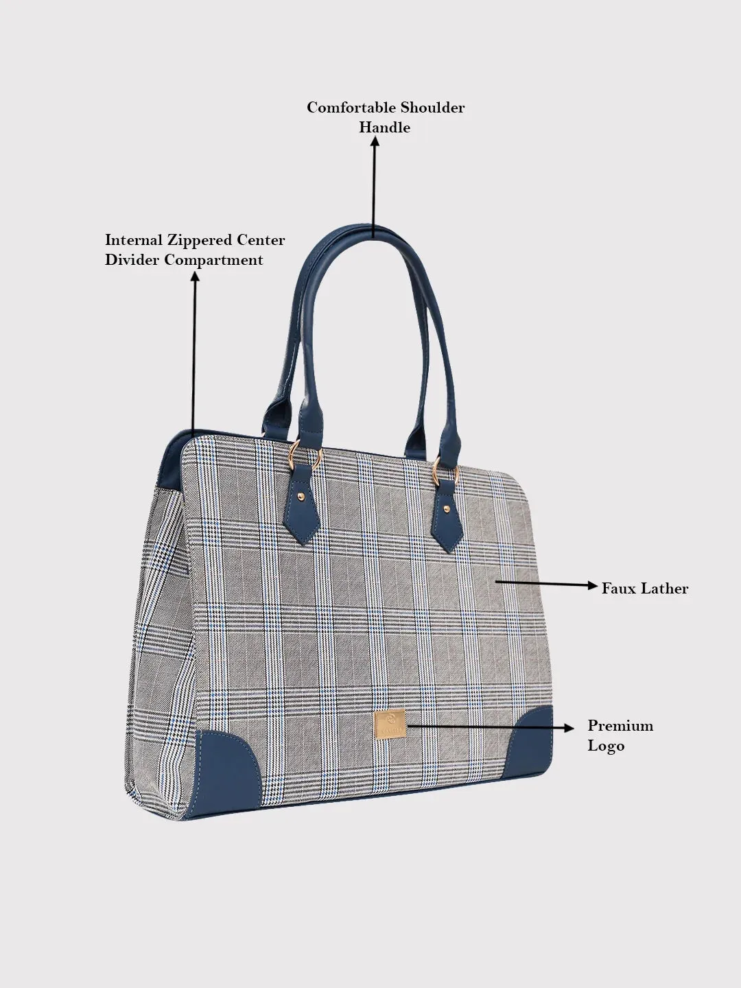 Caprese Remi Large Navy Laptop Bag