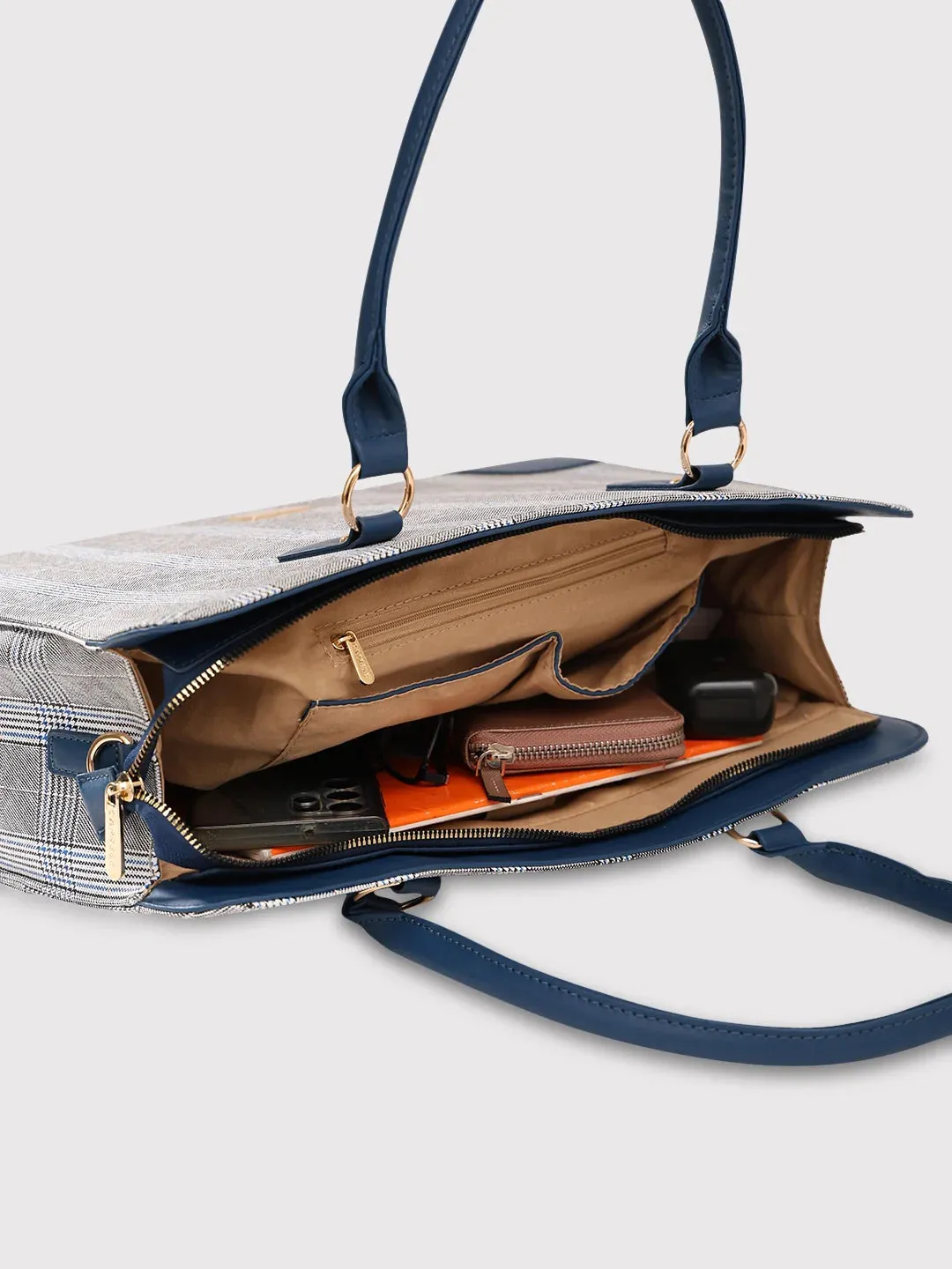 Caprese Remi Large Navy Laptop Bag