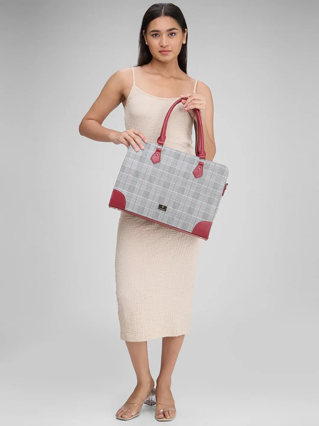Caprese Remi Large Red Laptop Bag