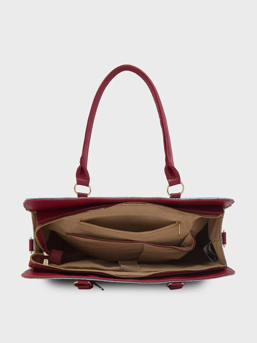 Caprese Remi Large Red Laptop Bag