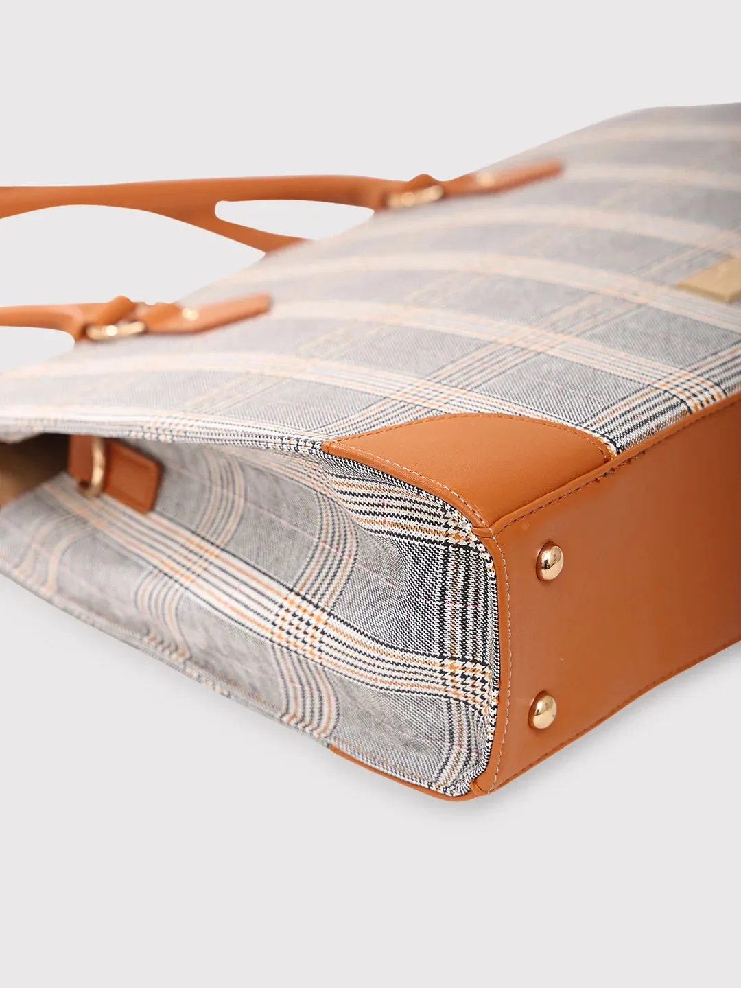 Caprese Remi Large Tan Laptop Bag