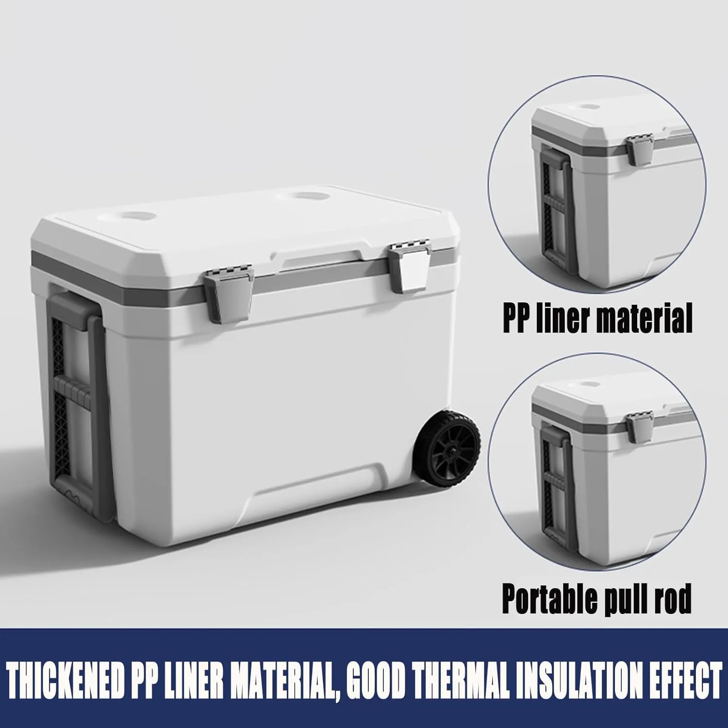 Car Camping Coolers for Packard Caribbean/Clipper/Eight/Executive/Pacific/Patrician, Waterproof Portable Cooler, Leak Proof Picnic Insulated Bag, Ultra-Light Premium Ice Chest Box