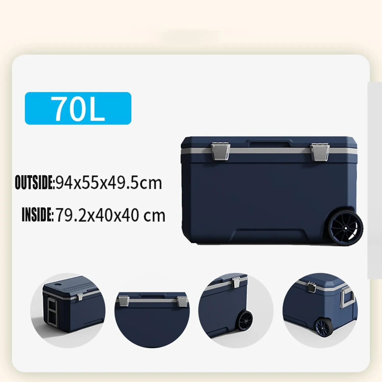 Car Camping Coolers for Packard Caribbean/Clipper/Eight/Executive/Pacific/Patrician, Waterproof Portable Cooler, Leak Proof Picnic Insulated Bag, Ultra-Light Premium Ice Chest Box