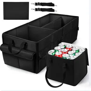 Car Trunk Organizers for Packard Caribbean/Clipper/Eight/Executive/Pacific/Patrician, Waterproof Portable Car Storage Box, Slip Resistant Organization Container for car, Car Organizers