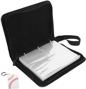 Card Collection Binder Baseball Card Binder Sheets 4 Pocket Layout for Collector
