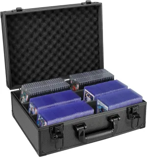 Card Storage Case for 3" x 4" 35pt 130pt Magnetic Card Holders, Hard Toploader Storage Box for Baseball Basketball Football Sports MTG Trading Card Storage Box (Holds 600  Toploaders)