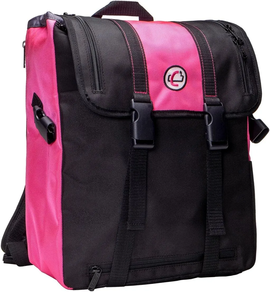 Case-It The Classic Laptop Backpack, Fits 13 Inch and Some 15 Inch Laptops, Magenta (BKP-303-MAG)