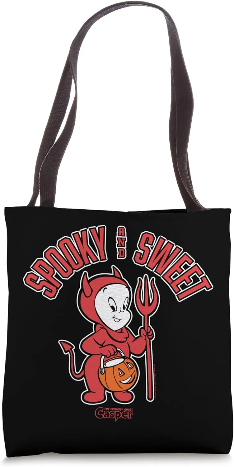 Casper the Friendly Ghost Halloween Spooky and Sweet Tote Bag
