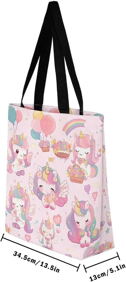 Castle Fairy Girls Women Canvas Tote Bag