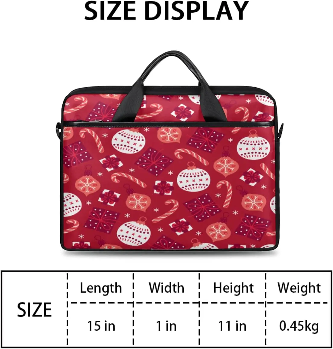 Cherry Blossom Cat Kitten Laptop Shoulder Messenger Bag Waterproof Laptop Briefcase Handle Padded Strap