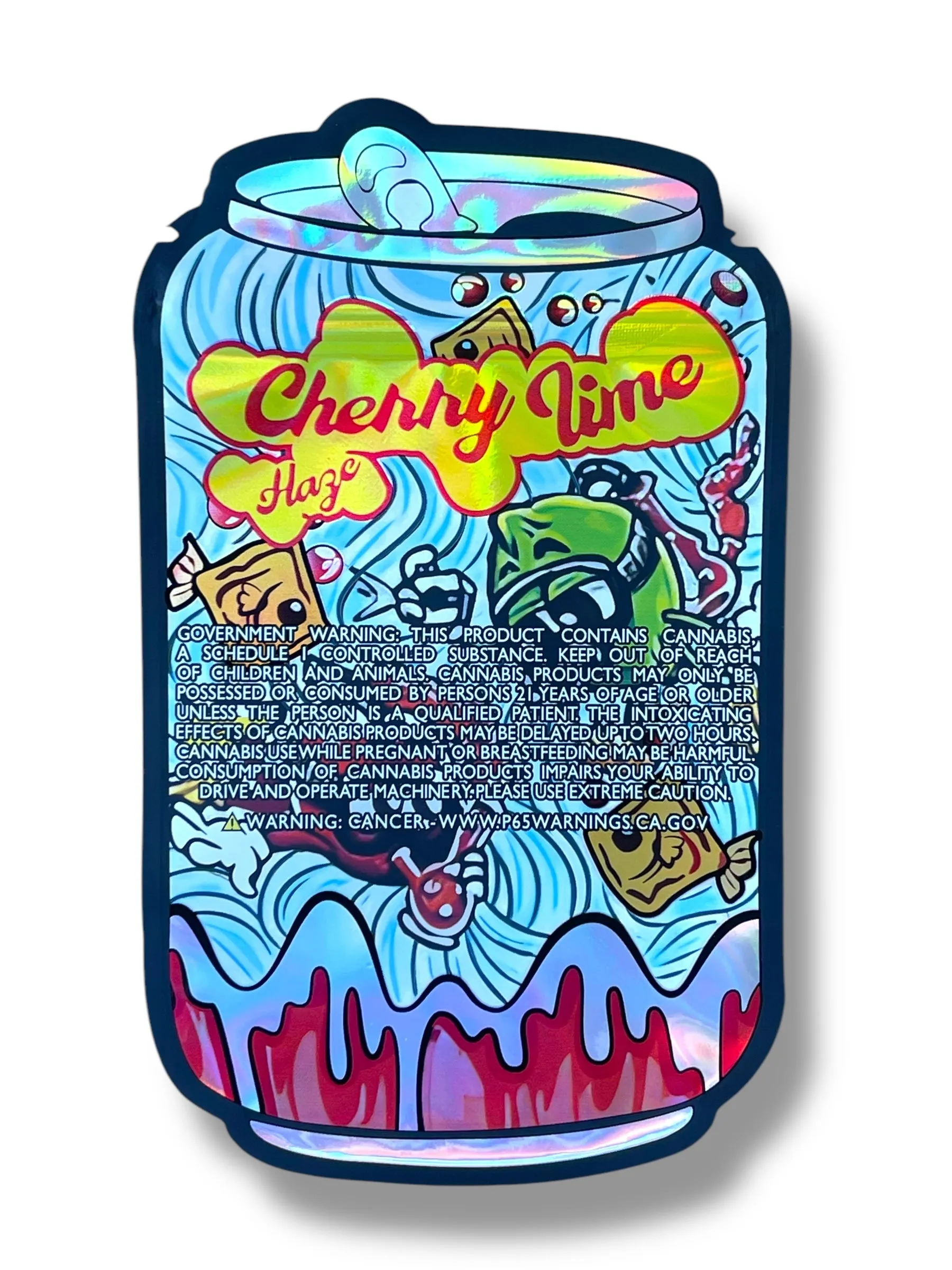 Cherry Lime Haze Mylar Bag 3.5 Grams