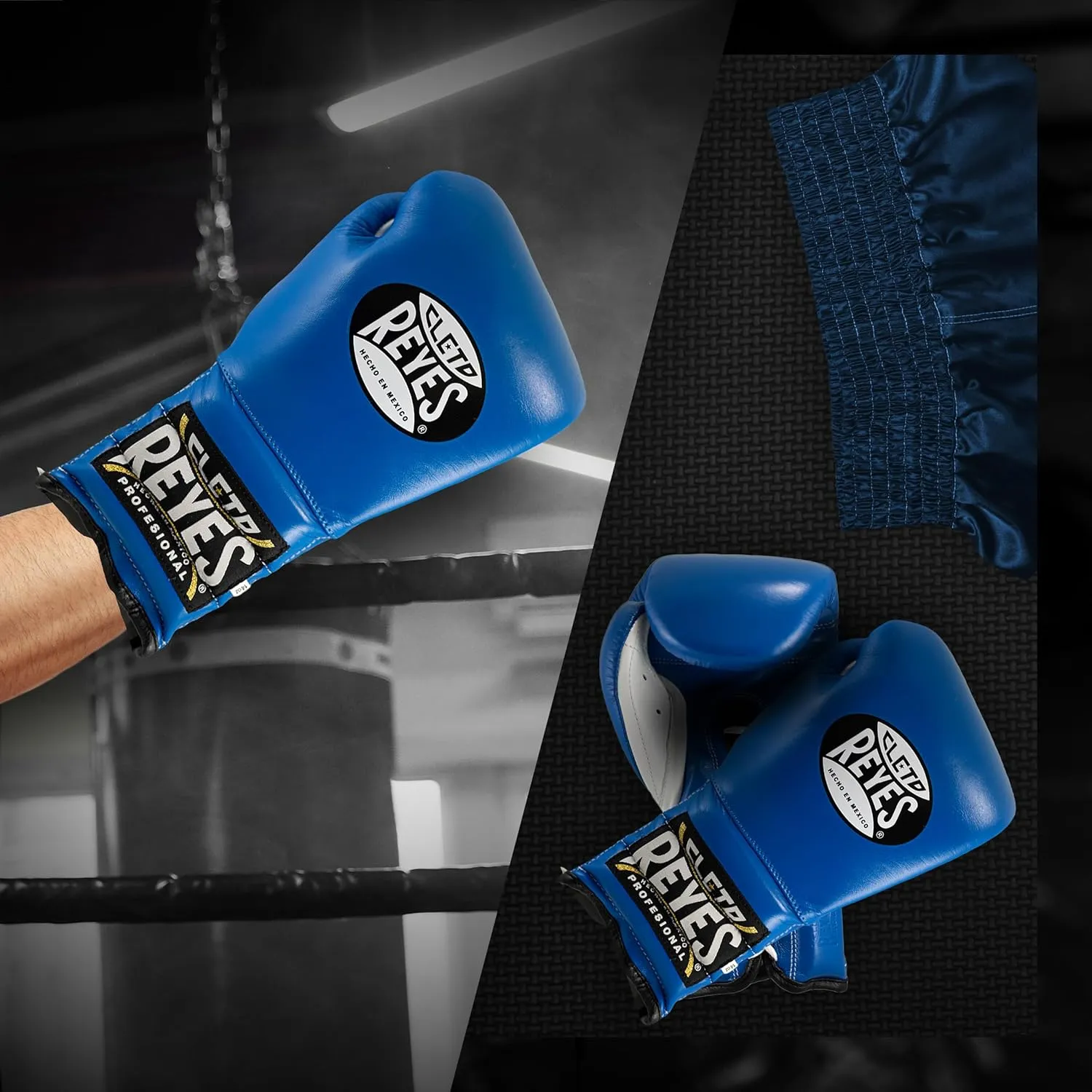 CLETO REYES Traditional Professional Boxing Gloves with Laces for Training, Sparring and Heavy Punching Bags for Men and Women, MMA, Kickboxing, Muay Thai