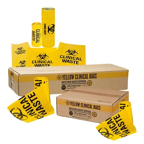Clinical Waste Bags LDPE - CTN200