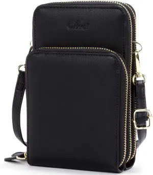 CLUCI Small Crossbody Bag for Women Leather Cellphone Shoulder Purses Fashion Travel Designer Wallet