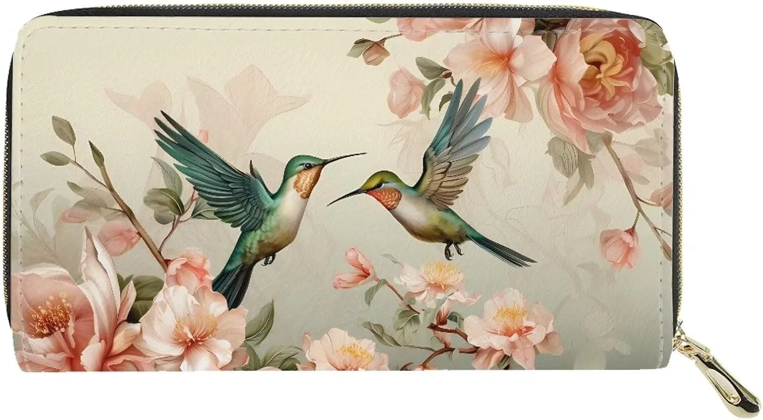 COEQINE Beach Sea Turtle Printed Wallets for Women,Multiple Card Slots Ladies Long Wallet PU Leather Card Holders