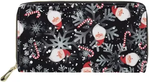 COEQINE Beach Sea Turtle Printed Wallets for Women,Multiple Card Slots Ladies Long Wallet PU Leather Card Holders