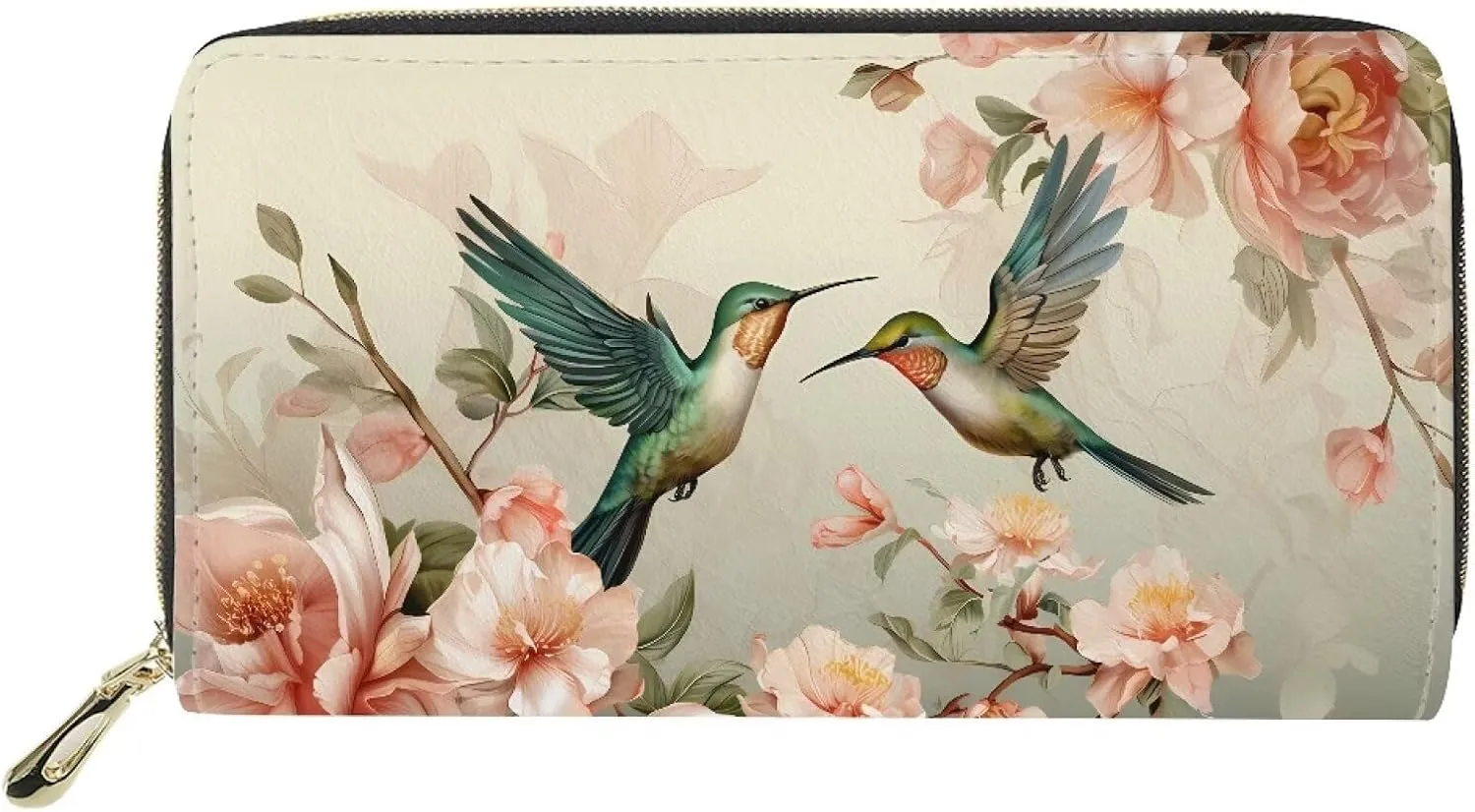 COEQINE Beach Sea Turtle Printed Wallets for Women,Multiple Card Slots Ladies Long Wallet PU Leather Card Holders