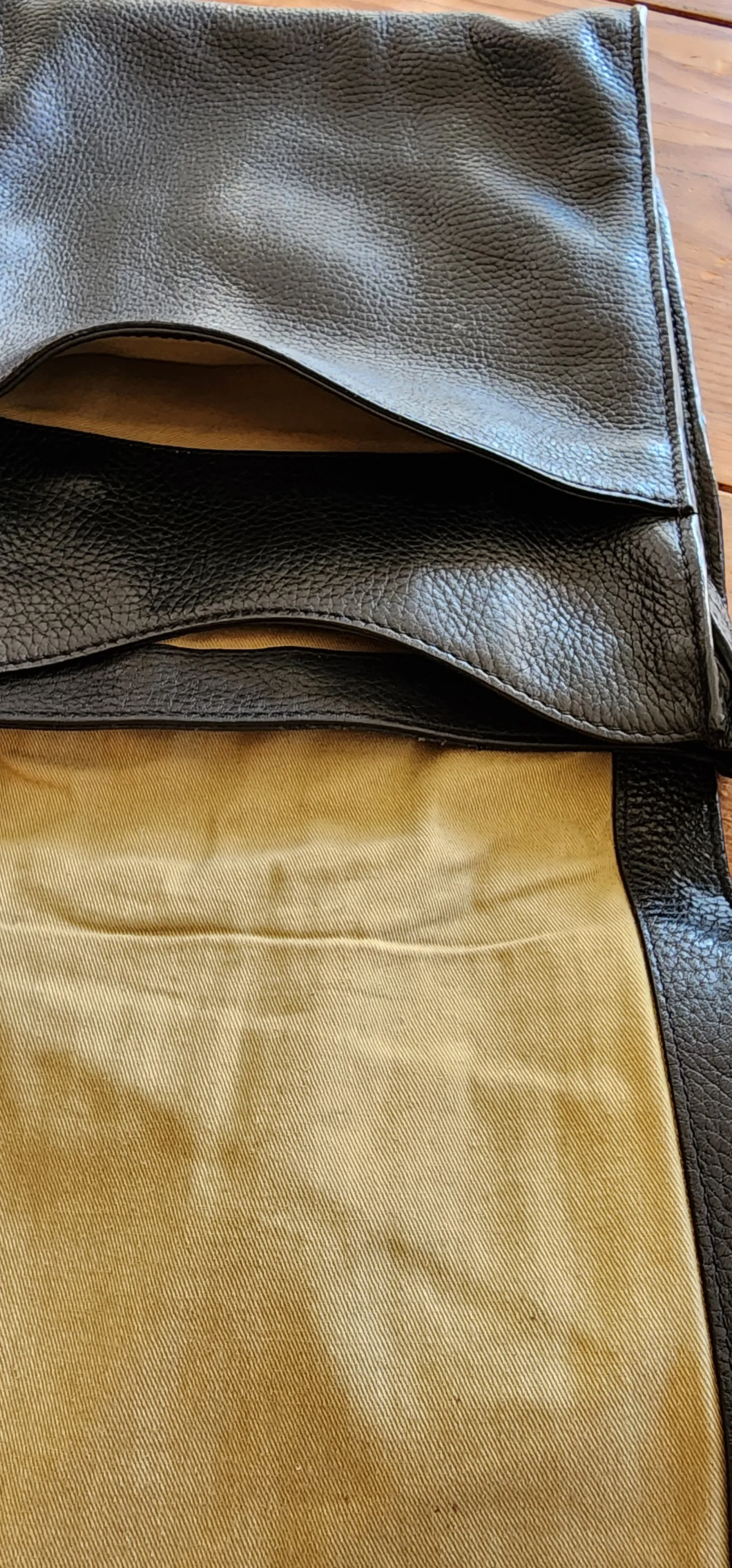 Cole Haan Messenger Bag Black Leather