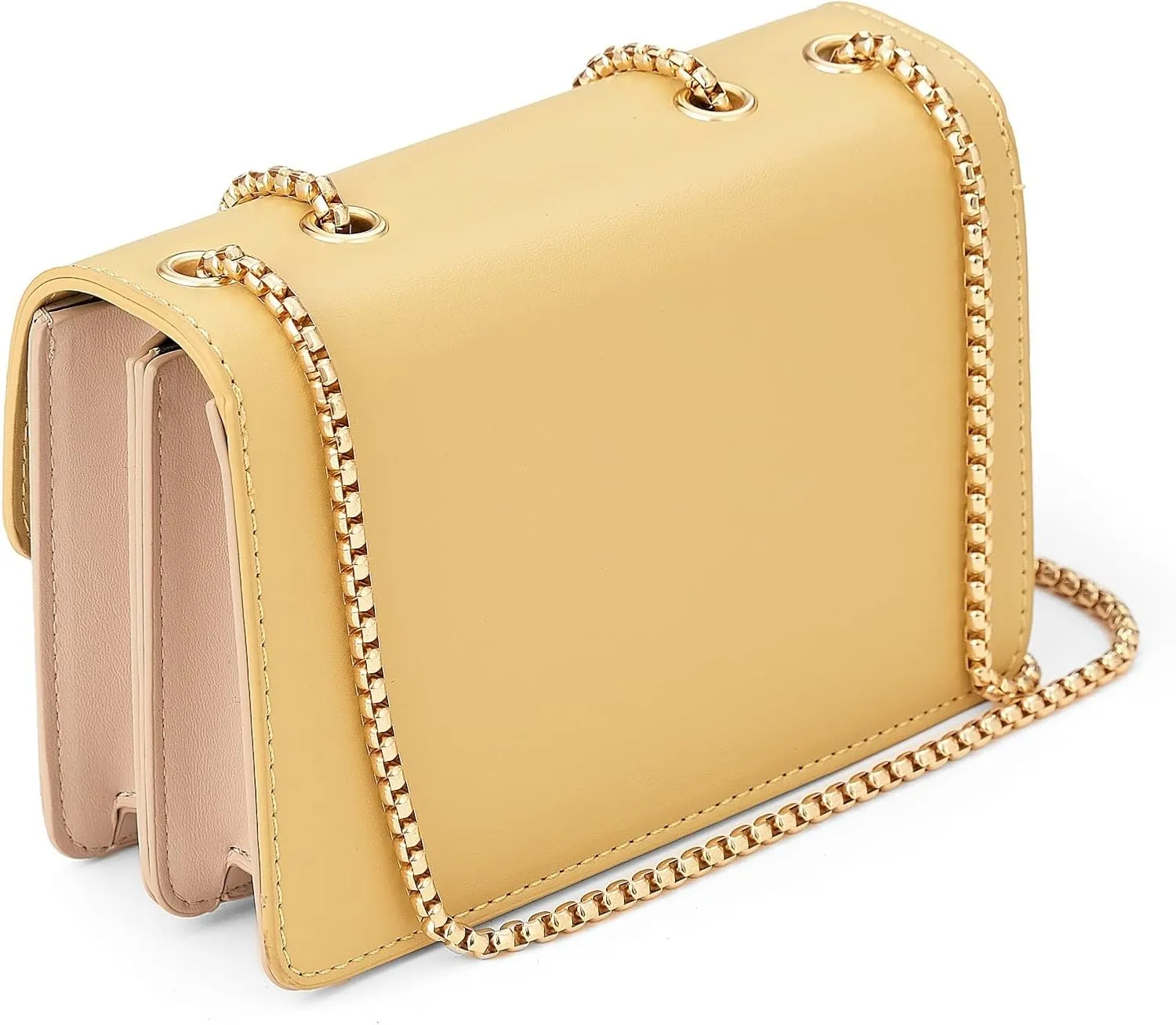 Color-Block Crossbody Bags for Women Leather Cross Body Purses Cute Designer Handbags Shoulder Bag Medium Size