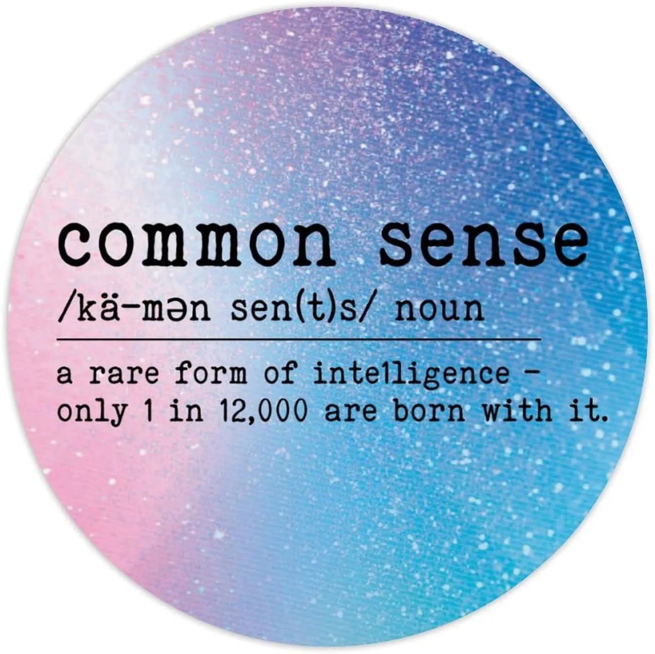 Common Sense Definition Labels Stickers,common Sense Sticker for Laptop Envelope Seals Jar Water Bottles Goodie Bags Decoration Wedding Xmas Holiday Gifts 4"", 2od39bkths1r