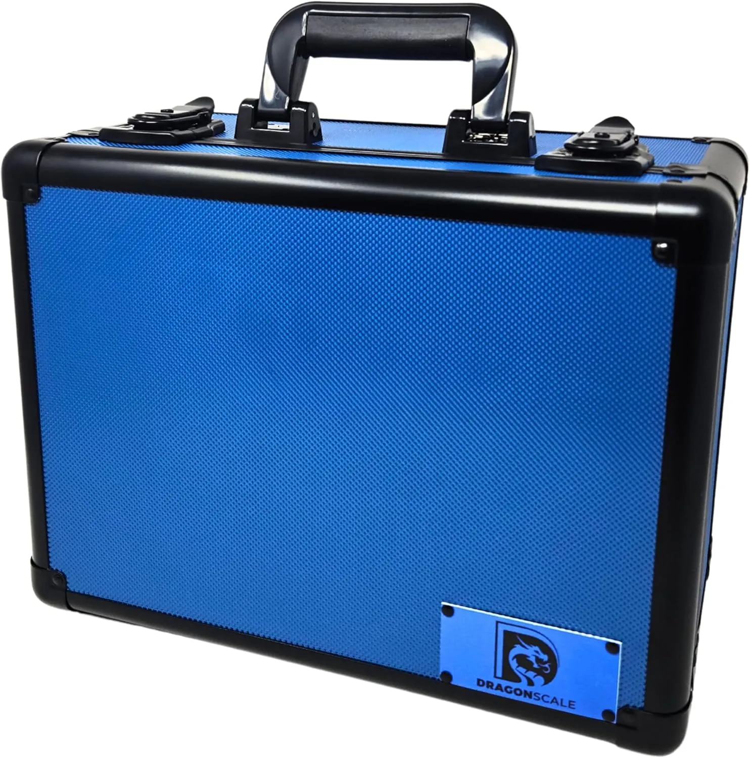 Compact Metal Slab Case – Holds 99 Graded Sports and Trading Cards – Durable Aluminum Storage Box for PSA, BGS, CGC Slabs – XL-99 Blue