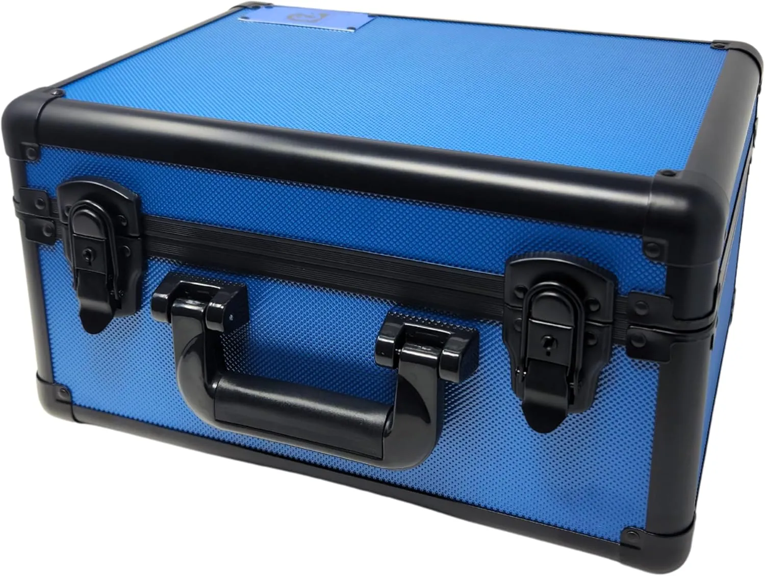 Compact Metal Slab Case – Holds 99 Graded Sports and Trading Cards – Durable Aluminum Storage Box for PSA, BGS, CGC Slabs – XL-99 Blue