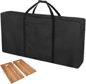 Cornhole Carrying Case, Professional Cornhole Boards Carrying Bag Regulation Size Cornhole Board Covers Black