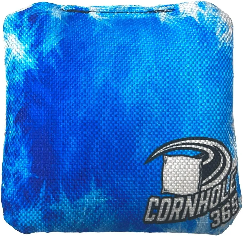 Cornhole365 Themed Cornhole Bag - All-Weather, Heavy-Duty & Durable Polyester Fabric, Resin Filling, Double-Stitched Duck Cloth - Professional Cornhole Bean Bags for Indoor & Outdoor Use - Set of 8