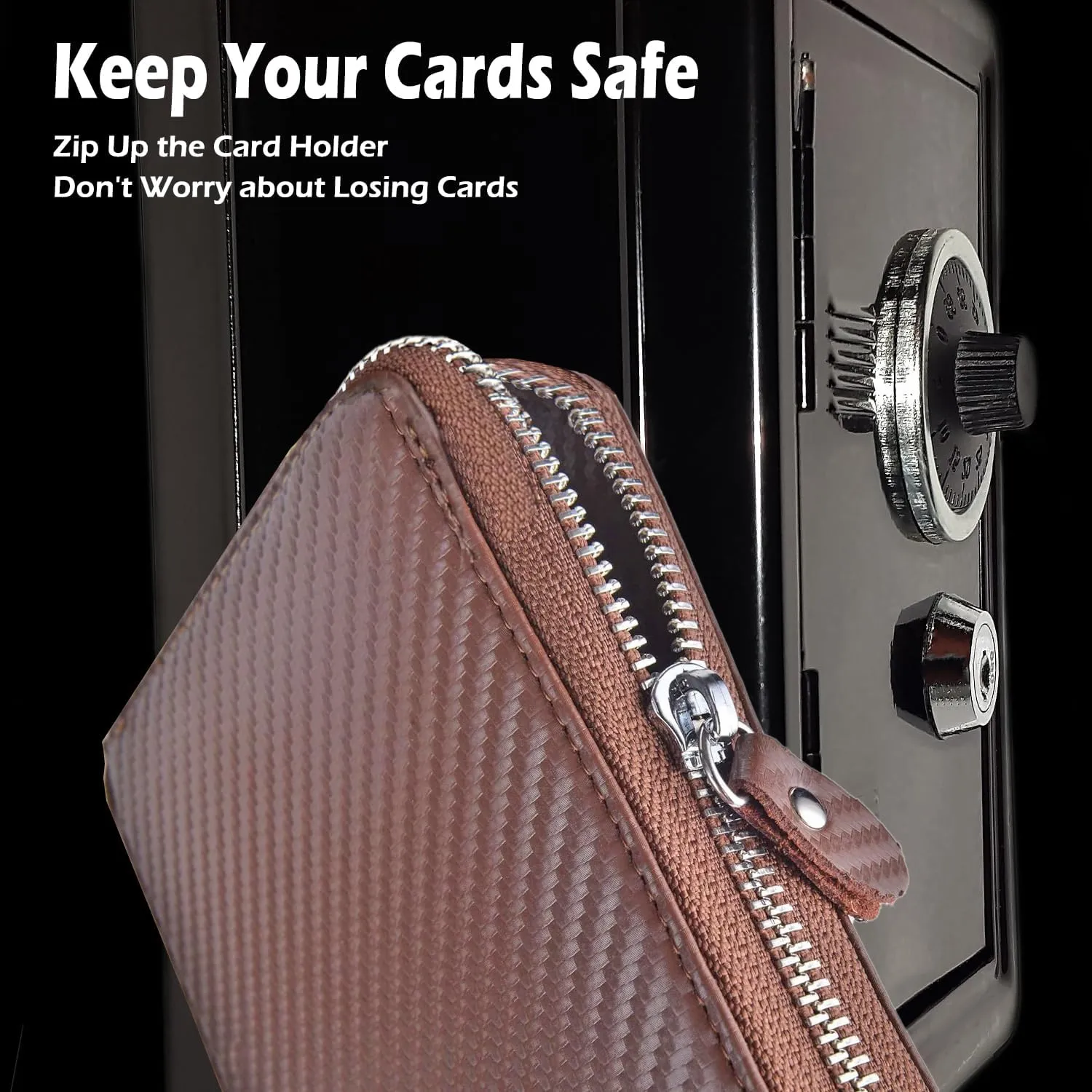 Credit Card Holder Wallet Large Leather Passport Case 42 Card Slots